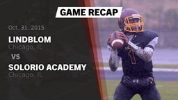 Recap: Lindblom  vs. Solorio Academy 2015