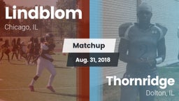 Matchup: Lindblom vs. Thornridge  2018