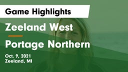 Zeeland West  vs Portage Northern  Game Highlights - Oct. 9, 2021