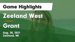 Zeeland West  vs Grant  Game Highlights - Aug. 20, 2021