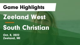 Zeeland West  vs South Christian  Game Highlights - Oct. 8, 2022