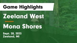 Zeeland West  vs Mona Shores  Game Highlights - Sept. 28, 2023