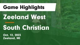 Zeeland West  vs South Christian  Game Highlights - Oct. 12, 2023