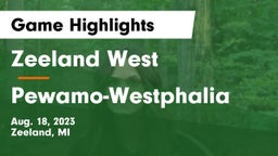 Zeeland West  vs Pewamo-Westphalia  Game Highlights - Aug. 18, 2023