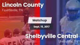 Matchup: Lincoln County vs. Shelbyville Central  2017