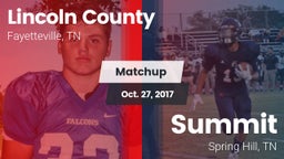 Matchup: Lincoln County vs. Summit  2017