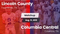 Matchup: Lincoln County vs. Columbia Central  2018