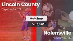 Matchup: Lincoln County vs. Nolensville  2018