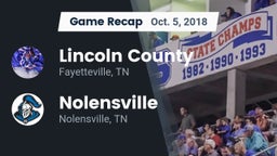Recap: Lincoln County  vs. Nolensville  2018