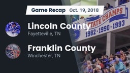 Recap: Lincoln County  vs. Franklin County  2018