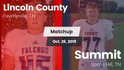 Matchup: Lincoln County vs. Summit  2018