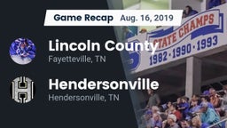 Recap: Lincoln County  vs. Hendersonville  2019