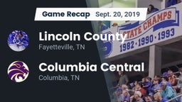 Recap: Lincoln County  vs. Columbia Central  2019