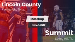 Matchup: Lincoln County vs. Summit  2019