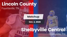 Matchup: Lincoln County vs. Shelbyville Central  2020