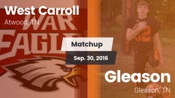 Matchup: West Carroll vs. Gleason  2016