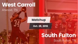 Matchup: West Carroll vs. South Fulton  2016