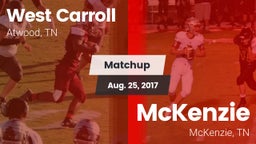 Matchup: West Carroll vs. McKenzie  2017