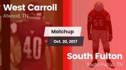 Matchup: West Carroll vs. South Fulton  2017