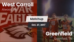 Matchup: West Carroll vs. Greenfield  2017
