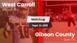 Matchup: West Carroll vs. Gibson County  2018