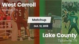 Matchup: West Carroll vs. Lake County  2018