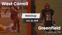 Matchup: West Carroll vs. Greenfield  2018