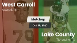 Matchup: West Carroll vs. Lake County  2020