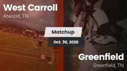 Matchup: West Carroll vs. Greenfield  2020