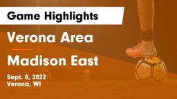 Verona Area  vs Madison East Game Highlights - Sept. 8, 2022
