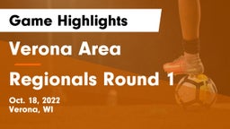 Verona Area  vs Regionals Round 1 Game Highlights - Oct. 18, 2022