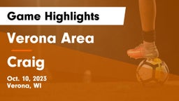 Verona Area  vs Craig  Game Highlights - Oct. 10, 2023