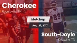 Matchup: Cherokee vs. South-Doyle  2017