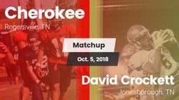 Matchup: Cherokee vs. David Crockett  2018