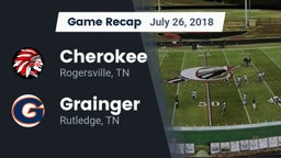 Recap: Cherokee  vs. Grainger  2018