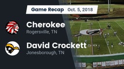 Recap: Cherokee  vs. David Crockett  2018