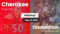 Matchup: Cherokee vs. Elizabethton  2019