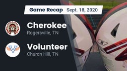 Recap: Cherokee  vs. Volunteer  2020