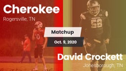 Matchup: Cherokee vs. David Crockett  2020