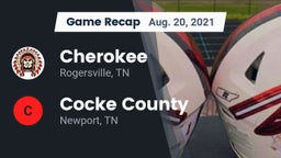 Recap: Cherokee  vs. Cocke County  2021