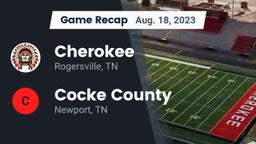 Recap: Cherokee  vs. Cocke County  2023