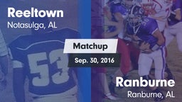 Matchup: Reeltown vs. Ranburne  2016