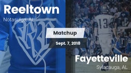 Matchup: Reeltown vs. Fayetteville  2018