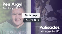 Matchup: Pen Argyl vs. Palisades  2016