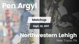 Matchup: Pen Argyl vs. Northwestern Lehigh  2017