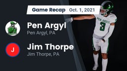Recap: Pen Argyl  vs. Jim Thorpe  2021
