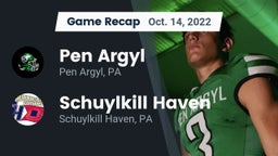 Recap: Pen Argyl  vs. Schuylkill Haven  2022