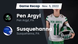 Recap: Pen Argyl  vs. Susquehanna  2022