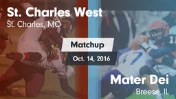 Matchup: St. Charles West vs. Mater Dei  2016