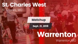Matchup: St. Charles West vs. Warrenton  2018